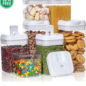 New storage pantry containers.